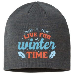 Live For Winter Time Sustainable Beanie