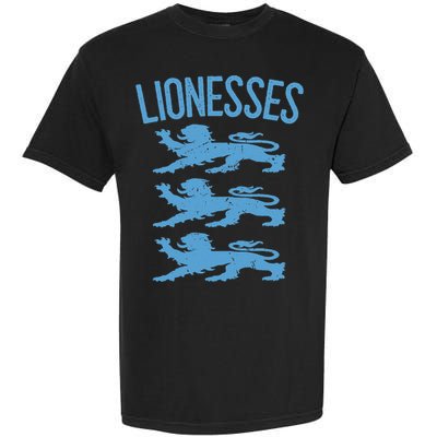 Lionesses For Women Retro England Garment-Dyed Heavyweight T-Shirt