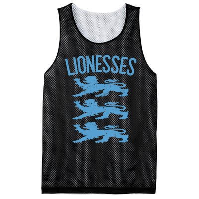 Lionesses For Women Retro England Mesh Reversible Basketball Jersey Tank