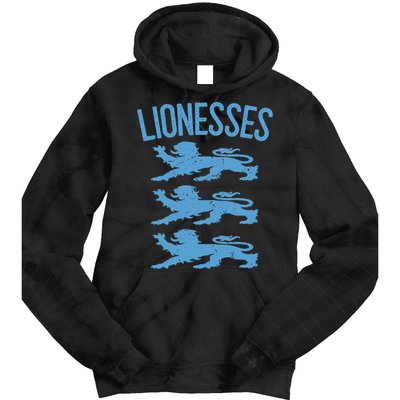 Lionesses For Women Retro England Tie Dye Hoodie