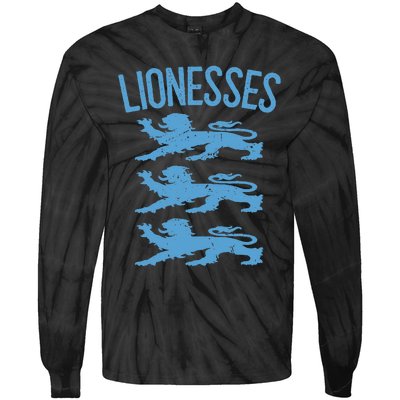 Lionesses For Women Retro England Tie-Dye Long Sleeve Shirt