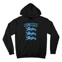 Lionesses For Women Retro England Tall Hoodie