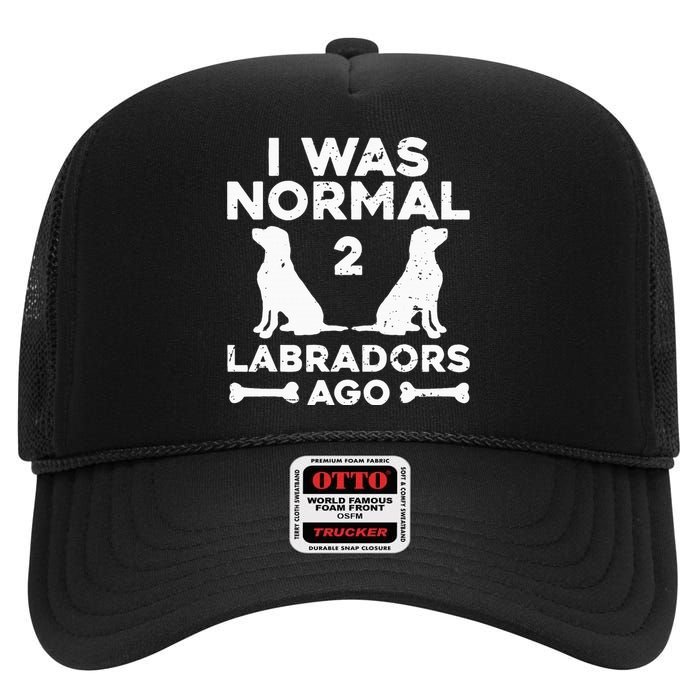 Labrador For Women Labrador Retriever Lovers High Crown Mesh Back Trucker Hat