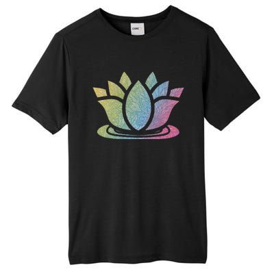 Lotus Flower Yoga Meditation Namaste Cute Gift Tall Fusion ChromaSoft Performance T-Shirt