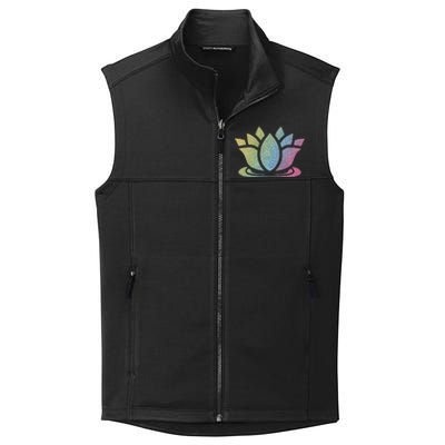 Lotus Flower Yoga Meditation Namaste Cute Gift Collective Smooth Fleece Vest