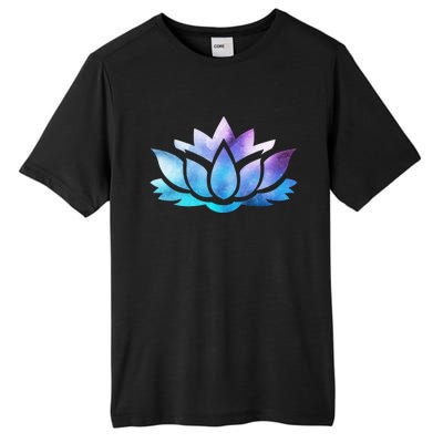 Lotus Flower Yoga Spiritual Dreamy Colorful Meaningful Gift Tall Fusion ChromaSoft Performance T-Shirt