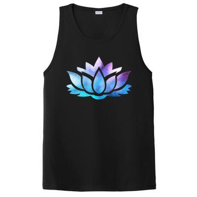 Lotus Flower Yoga Spiritual Dreamy Colorful Meaningful Gift PosiCharge Competitor Tank