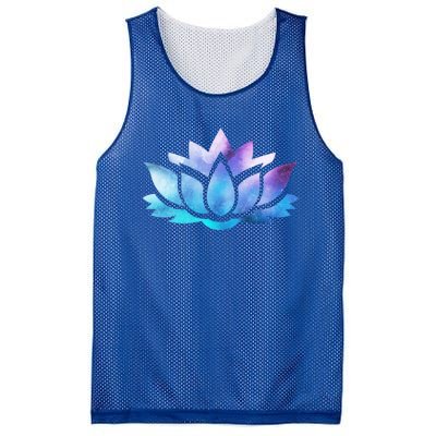 Lotus Flower Yoga Spiritual Dreamy Colorful Meaningful Gift Mesh Reversible Basketball Jersey Tank