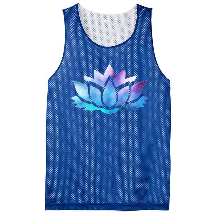 Lotus Flower Yoga Spiritual Dreamy Colorful Meaningful Gift Mesh Reversible Basketball Jersey Tank