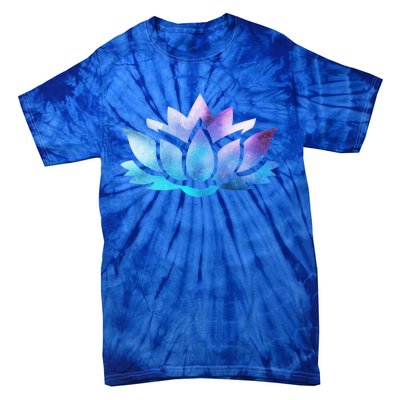 Lotus Flower Yoga Spiritual Dreamy Colorful Meaningful Gift Tie-Dye T-Shirt