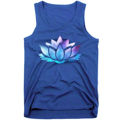 Lotus Flower Yoga Spiritual Dreamy Colorful Meaningful Gift Tank Top