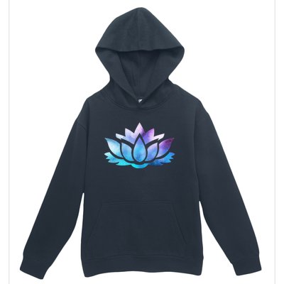 Lotus Flower Yoga Spiritual Dreamy Colorful Meaningful Gift Urban Pullover Hoodie