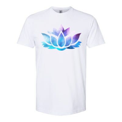 Lotus Flower Yoga Spiritual Dreamy Colorful Meaningful Gift Softstyle® CVC T-Shirt