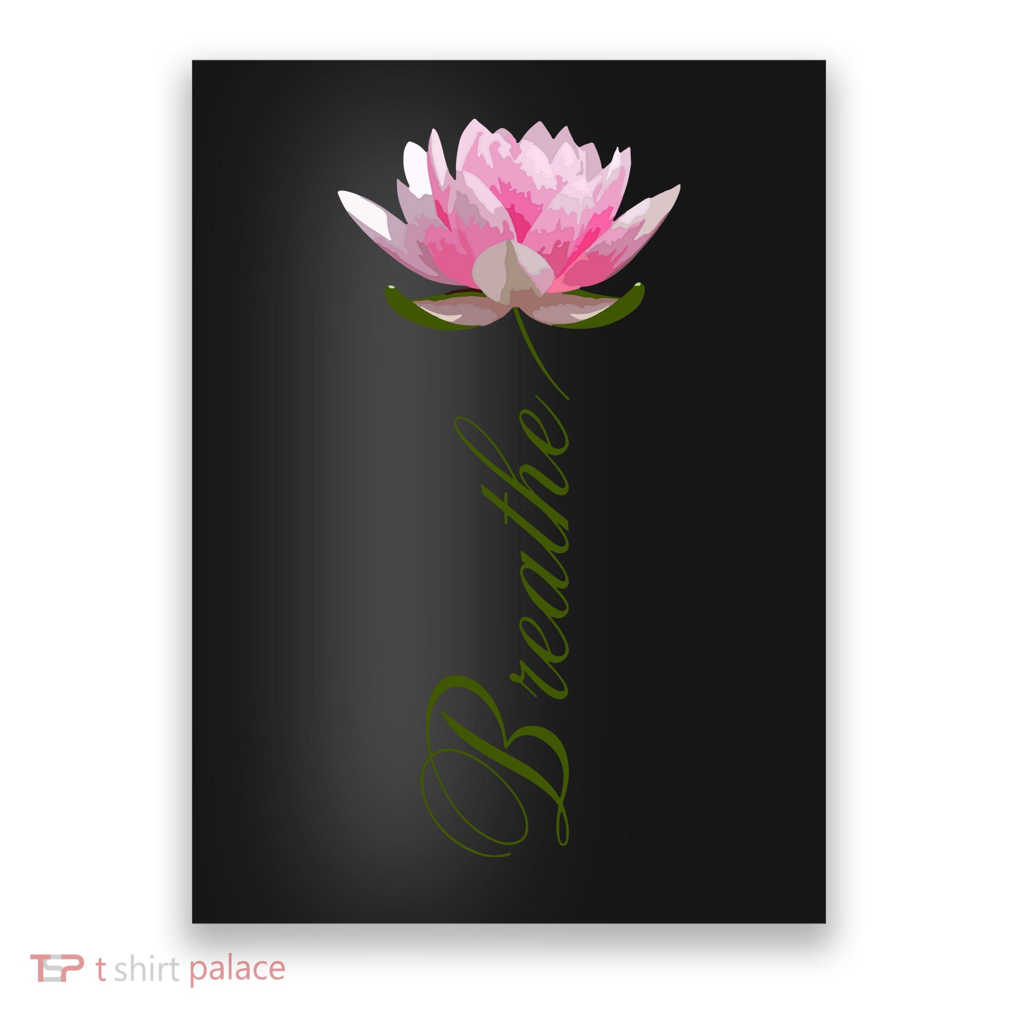 Lotus Flower Yoga Breathe Meditation Gift Peace Love Poster