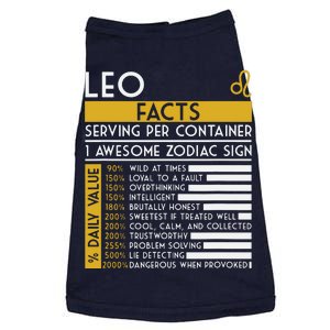 Leo Facts Zodiac Horoscope Funny Astrology Star Sign Doggie Tank