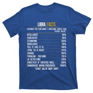 Libra Facts Zodiac Birthday Funny Libra Facts Horoscope Gift T-Shirt