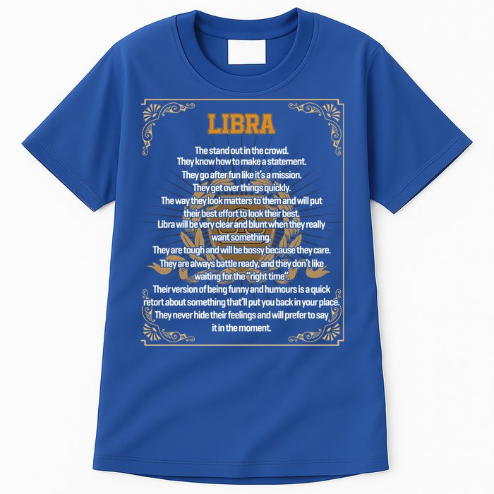 Libra Facts Zodiac Sign Awesome Horoscope Birthday Astrology Great Gift Tall T-Shirt