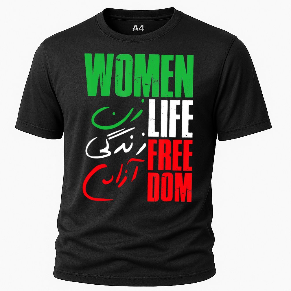  Life Freedom Zan Zendegi Azadi Farsi Support Iran Performance Shirt