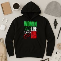  Life Freedom Zan Zendegi Azadi Farsi Support Iran Hoodie