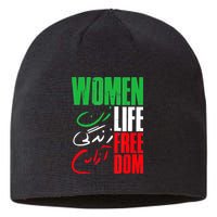  Life Freedom Zan Zendegi Azadi Farsi Support Iran Sustainable Beanie