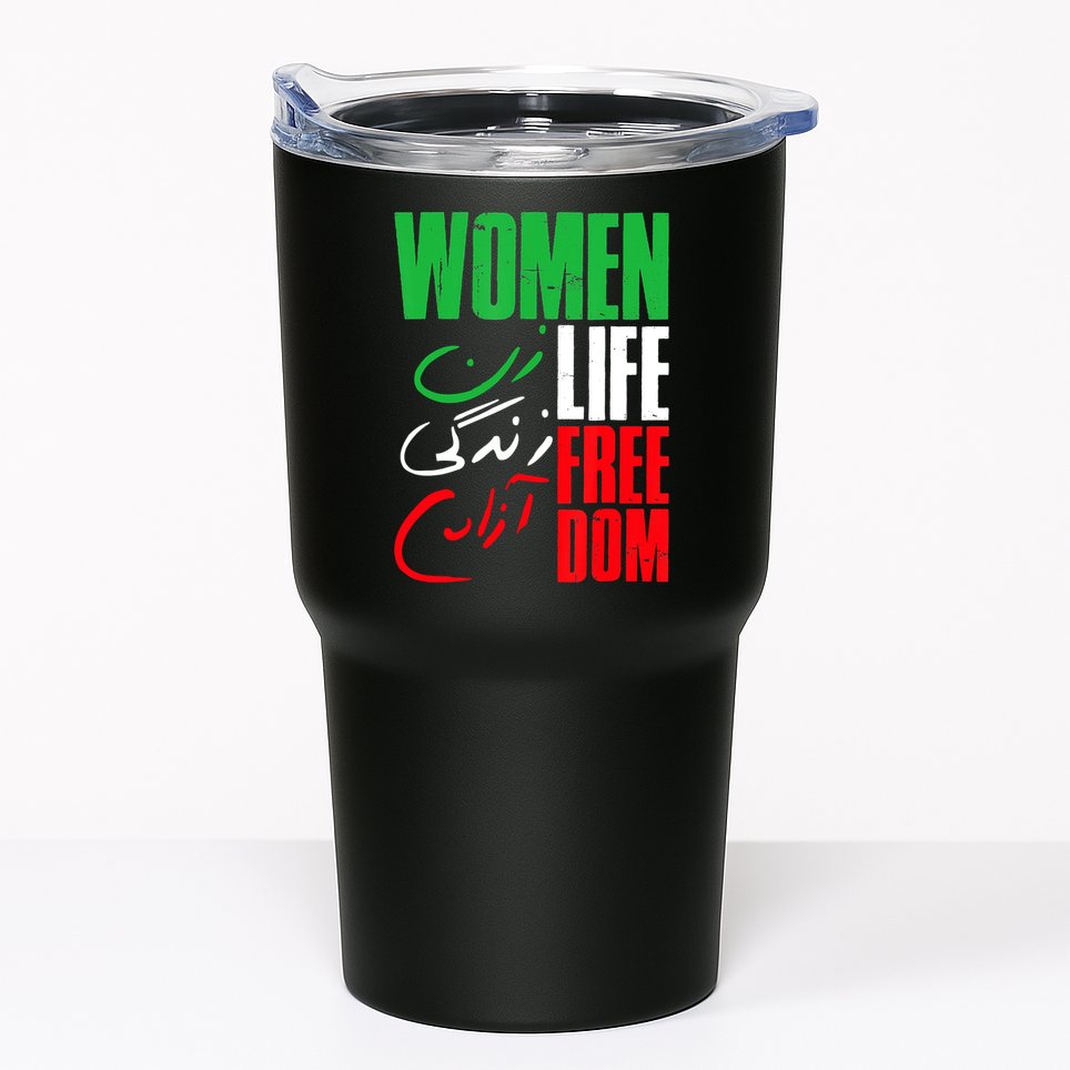  Life Freedom Zan Zendegi Azadi Farsi Support Iran Tumbler