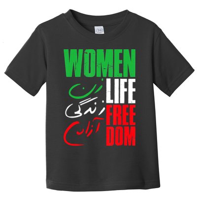  Life Freedom Zan Zendegi Azadi Farsi Support Iran Toddler T-Shirt