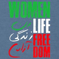  Life Freedom Zan Zendegi Azadi Farsi Support Iran Garment-Dyed Sweatshirt