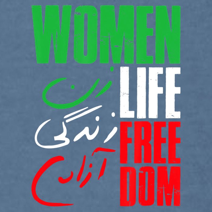  Life Freedom Zan Zendegi Azadi Farsi Support Iran Garment-Dyed Sweatshirt