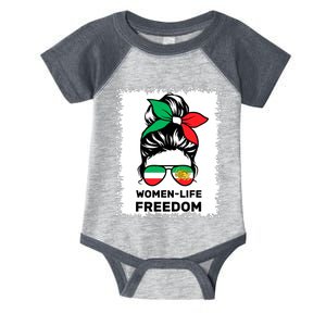  Life Freedom Zan Zendegi Azadi Messy Bun Iran Lion Infant Baby Jersey Bodysuit