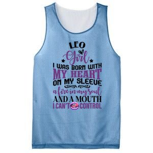 Leo Funny Zodiac Sign Graphic Gift Mesh Reversible Basketball Jersey Tank