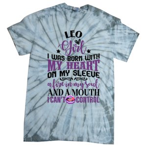 Leo Funny Zodiac Sign Graphic Gift Tie-Dye T-Shirt