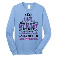 Leo Funny Zodiac Sign Graphic Gift Long Sleeve Shirt