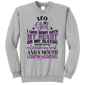 Leo Funny Zodiac Sign Graphic Gift Sweatshirt