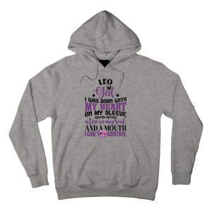 Leo Funny Zodiac Sign Graphic Gift Tall Hoodie