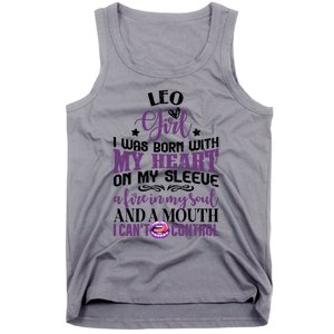 Leo Funny Zodiac Sign Graphic Gift Tank Top