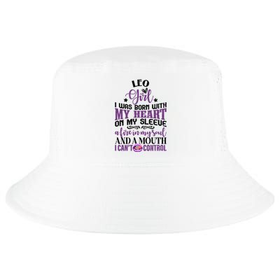 Leo Funny Zodiac Sign Graphic Gift Cool Comfort Performance Bucket Hat