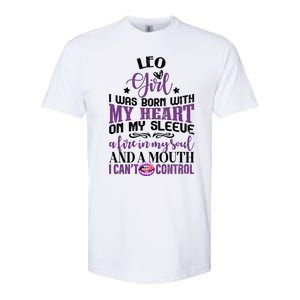 Leo Funny Zodiac Sign Graphic Gift Softstyle CVC T-Shirt