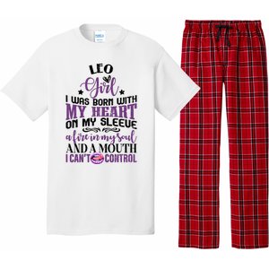 Leo Funny Zodiac Sign Graphic Gift Pajama Set