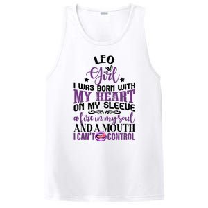 Leo Funny Zodiac Sign Graphic Gift PosiCharge Competitor Tank