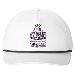 Leo Funny Zodiac Sign Graphic Gift Snapback Five-Panel Rope Hat