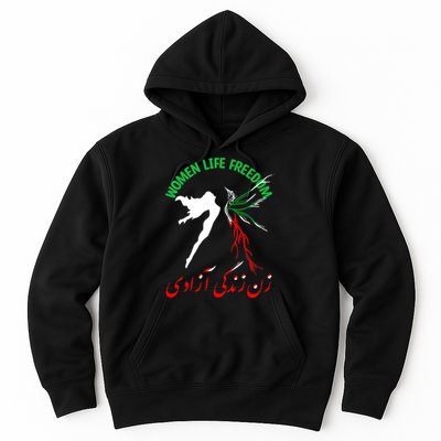 Life Freedom Zan Zendegi Azadi Iran Free Iranian Hoodie