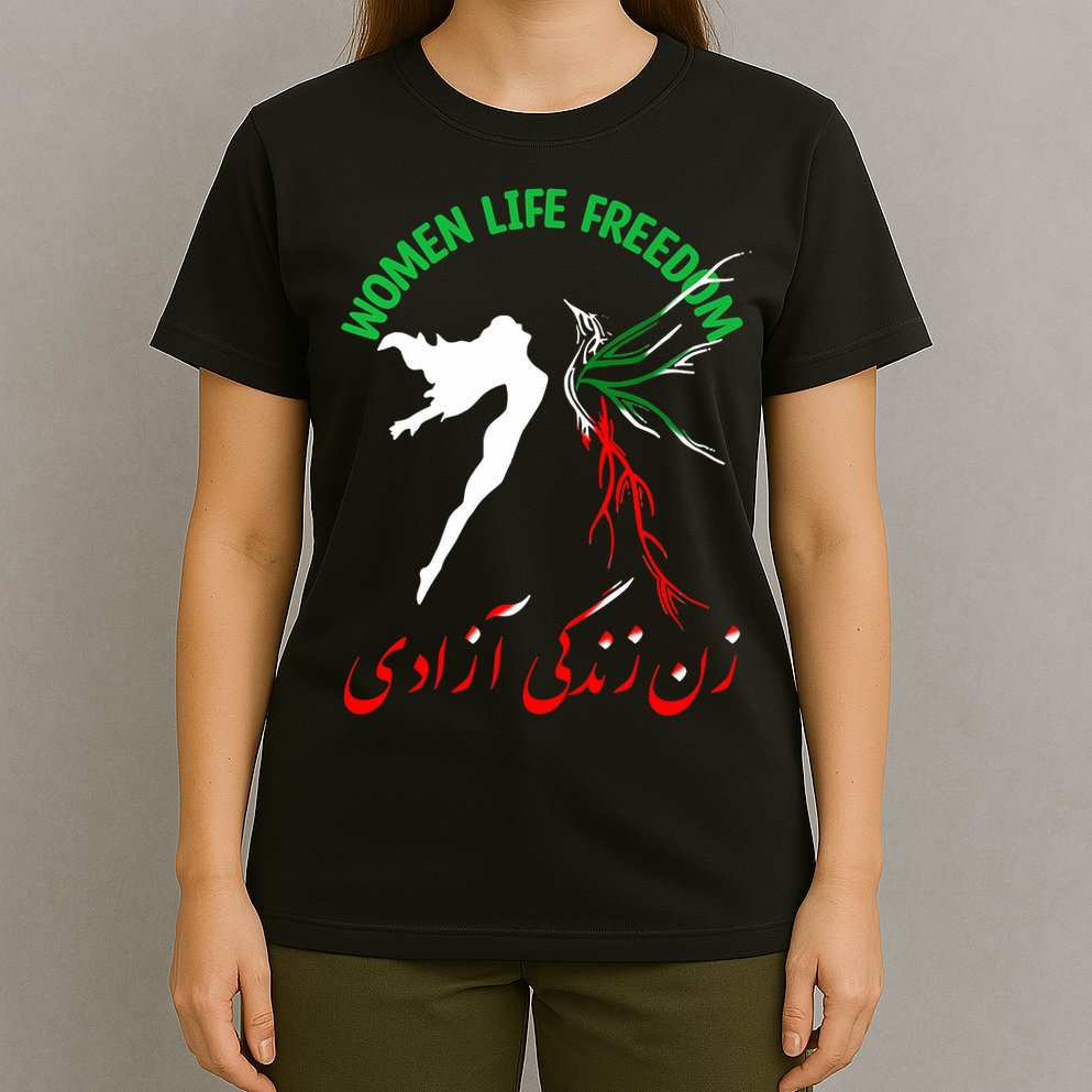 Life Freedom Zan Zendegi Azadi Iran Free Iranian T-Shirt