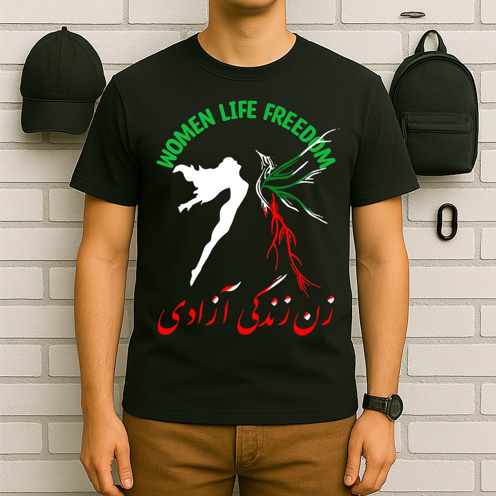 Life Freedom Zan Zendegi Azadi Iran Free Iranian T-Shirt