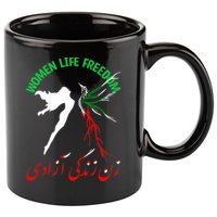 Life Freedom Zan Zendegi Azadi Iran Free Iranian 11oz C Handle Ceramic Mug