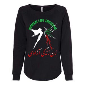 Life Freedom Zan Zendegi Azadi Iran Free Iranian Womens California Wash Sweatshirt