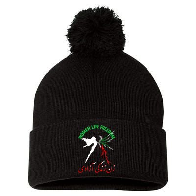 Life Freedom Zan Zendegi Azadi Iran Free Iranian Pom Pom 12in Knit Beanie