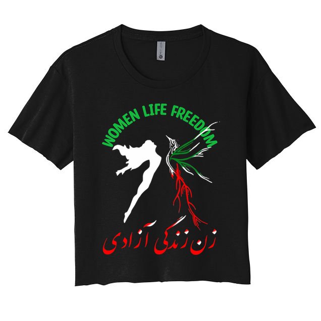 Life Freedom Zan Zendegi Azadi Iran Free Iranian Crop Top