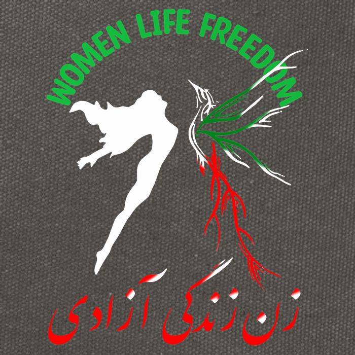 Life Freedom Zan Zendegi Azadi Iran Free Iranian Cotton Canvas Backpack