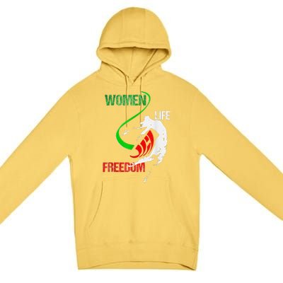 Life Freedom Zan Zendegi Azadi Iran Freedom Premium Pullover Hoodie