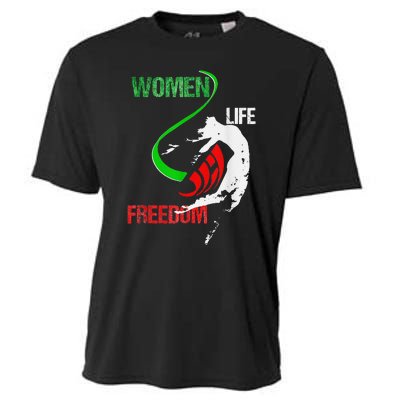 Life Freedom Zan Zendegi Azadi Iran Freedom Cooling Performance Crew T-Shirt